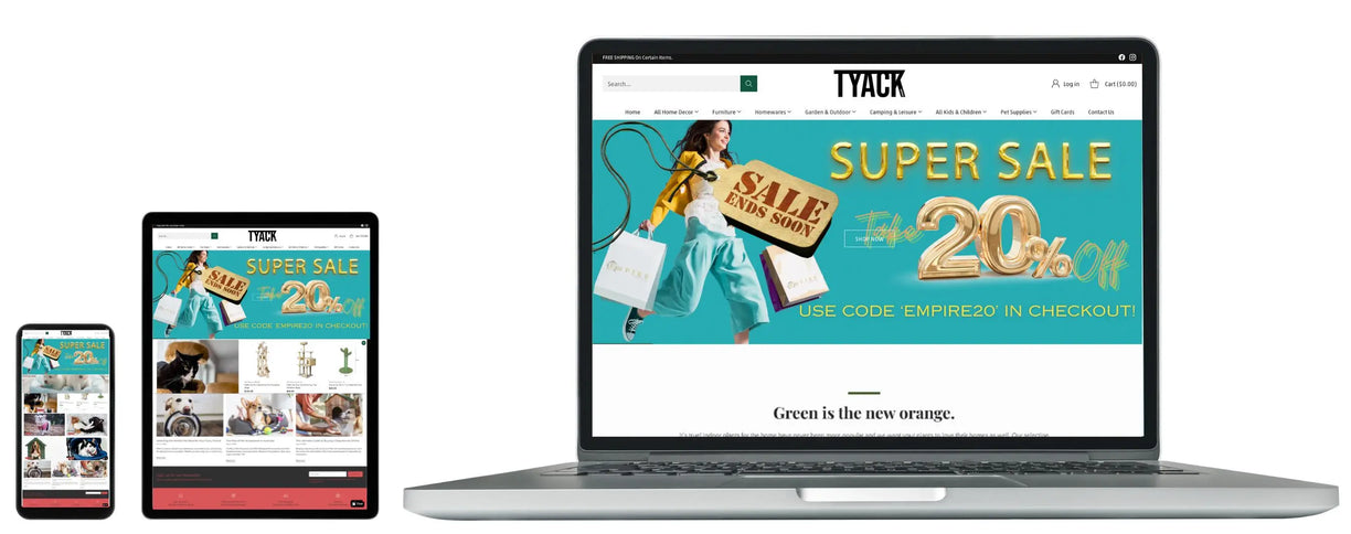 Buy This Home & Lifestyle Emporium Mega Dropship Business Store Tyack Ecommerce Solutions